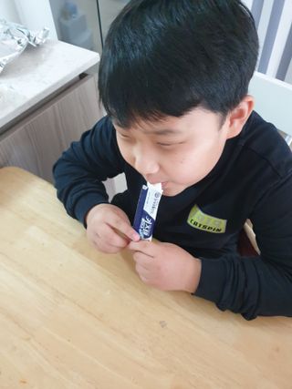 키즈텐플러스 연세 키즈텐 플러스 1개월 — 5점을 준 리뷰어가 2021년 4월 올린 사용 사진