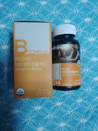메디타민 비타민B 컴플렉스 — 5점을 준 리뷰어가 2021년 10월 올린 사용 사진