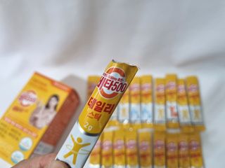 [광동제약] 비타500데일리스틱70포&굿즈3종 — 5점을 준 리뷰어가 2021년 10월 올린 사용 사진