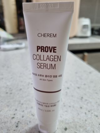 체르엠  프루브 콜라겐 앰플세럼 60ml 1병 — 5점을 준 리뷰어가 2022년 2월 올린 사용 사진