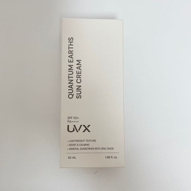 UVX 퀀텀 어스 무기자차 선크림 리뷰 사진
