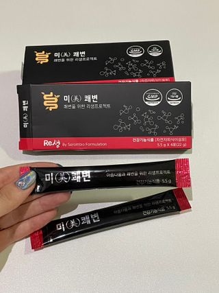새롬바이오 리생 [미쾌변] 차전자피 식이섬유 건강기능식품 3팩 — 5점을 준 리뷰어가 2021년 6월 올린 사용 사진