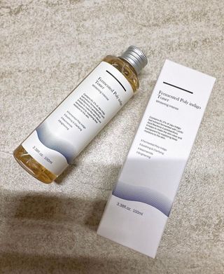제주인디 폴리 인디고 발효 토너 (화이트닝 인텐스) — 5점을 준 리뷰어가 2023년 3월 올린 사용 사진