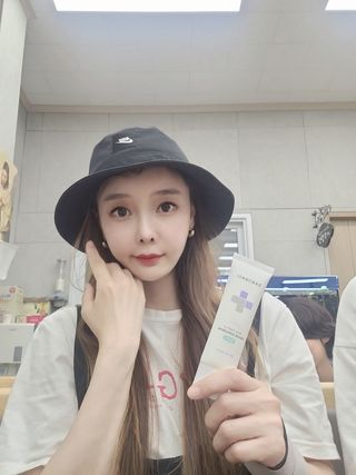 바노바기 코스메틱 바노바기 밀크씨슬 리페어 시카 폼 클렌저 플러스 120ml + 선스크린 플러스 50ml — 5점을 준 리뷰어가 2023년 8월 올린 사용 사진