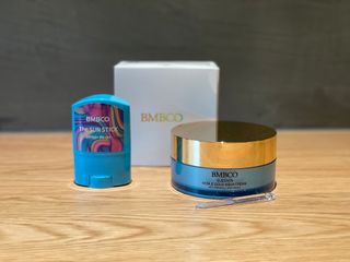 비엠비코 [썸머케어] 퀸79 노블 골드 아쿠아크림+더 선스틱 SPF50+PA+++ — 5점을 준 리뷰어가 2021년 6월 올린 사용 사진