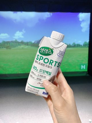 셀렉스스포츠 셀렉스 스포츠 웨이 프로틴 초콜릿 _ 330ml x 12팩 — 5점을 준 리뷰어가 2021년 3월 올린 사용 사진