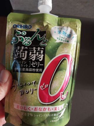 ORIHIRO 오리히로 곤약젤리 제로칼로리 130g 4종 4팩(맛별로 1팩씩) — 4점을 준 리뷰어가 2023년 1월 올린 사용 사진
