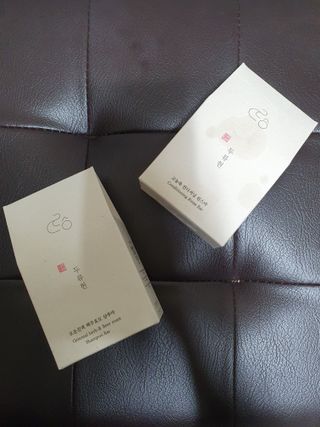 두류헌 샴푸바+컨디셔닝 린스바 머리가꿈세트 — 4점을 준 리뷰어가 2022년 6월 올린 사용 사진
