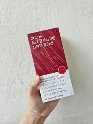 [덜다] 글루타치온 저분자 콜라겐 (20g x 15포) — 4.5점을 준 리뷰어가 2023년 8월 올린 사용 사진
