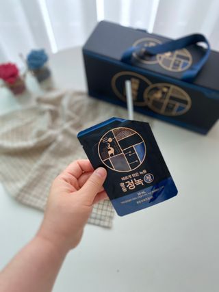 광동생활건강 [광동] 바르게 만든 녹용, 광동정녹청 — 4점을 준 리뷰어가 2021년 12월 올린 사용 사진