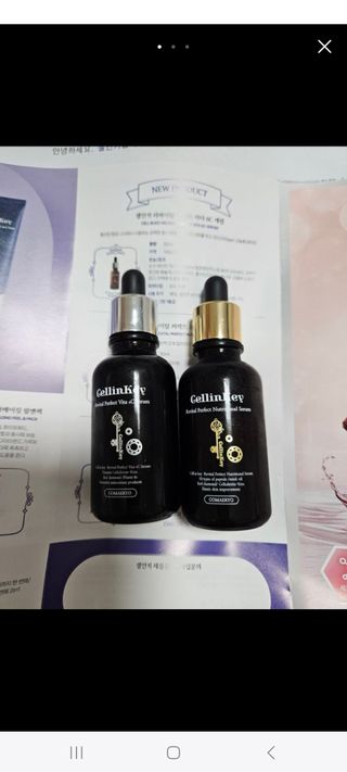 코매료 셀인키 리바이탈 퍼펙트 세럼 2종(천연오일100프로+순수비타민c150,000ppm) — 5점을 준 리뷰어가 2024년 2월 올린 사용 사진