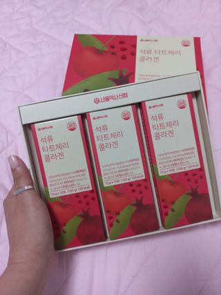 서울약사신협_석류 타트체리 콜라겐_10g x 30포 — 5점을 준 리뷰어가 2021년 7월 올린 사용 사진