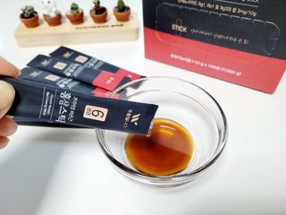 [푸름웰니스] 프리미엄 6년근 홍삼스틱 3mg x 100포 — 5점을 준 리뷰어가 2022년 3월 올린 사용 사진