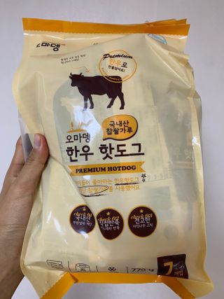 오마뎅 한우핫도그 — 5점을 준 리뷰어가 2021년 5월 올린 사용 사진