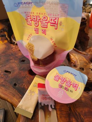 (주) 피치코리아 물방울떡젤리 X 2개입 — 5점을 준 리뷰어가 2022년 11월 올린 사용 사진