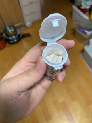 메이준뉴트리 메이준쎌 편안해질 여성유산균 — 5점을 준 리뷰어가 2021년 3월 올린 사용 사진