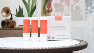 [슬림드랍 석류맛] 건기식 다이어트 보조제 겸 비타민 — 4.5점을 준 리뷰어가 2022년 3월 올린 사용 사진
