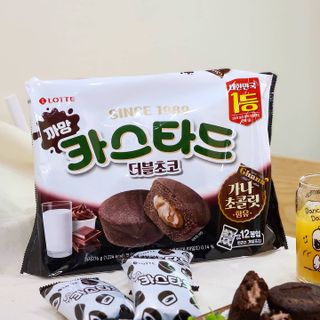 롯데제과 까망카스타드 더블초코 — 5점을 준 리뷰어가 2021년 5월 올린 사용 사진