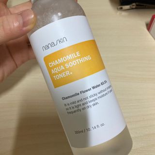 나나스킨 캐모마일아쿠아수딩토너 — 5점을 준 리뷰어가 2021년 6월 올린 사용 사진