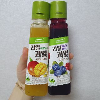 [풀무원] 리얼 과일  저지방 드레싱 240g 3종 — 3.5점을 준 리뷰어가 2021년 2월 올린 사용 사진