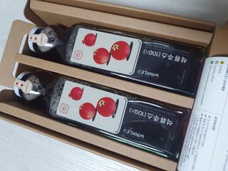 [바이윙클] 페르시아 유기농 석류 착즙주스 750ml 2병 + 선물박스 세트 — 5점을 준 리뷰어가 2022년 3월 올린 사용 사진