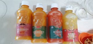 탐라원 제주의 맛, 몬딱주스 4종세트 - 한라봉몬딱주스, 천혜향몬딱주스, 청귤에이드, 당근몬딱주스 — 5점을 준 리뷰어가 2021년 8월 올린 사용 사진