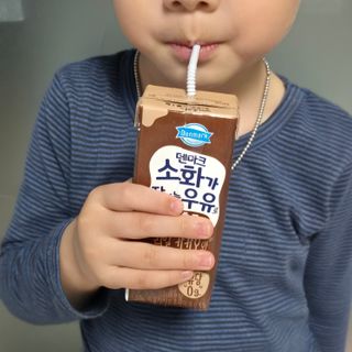 [구매평]덴마크 소화가 잘되는 우유로 만든 초코, 190ml, 24개 — 5점을 준 리뷰어가 2025년 2월 올린 사용 사진