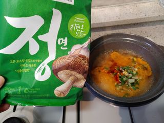 [풀무원] 자연은맛있다 정면, 백면, 홍면  세트 — 5점을 준 리뷰어가 2021년 4월 올린 사용 사진