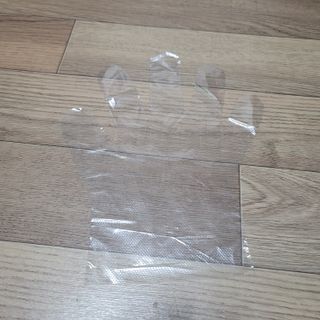 노플(NOPL) 노플 친환경 바이오 산화 생분해  항균 일회용 위생 비닐장갑 100매 + 지퍼백 소형, 대형 — 5점을 준 리뷰어가 2021년 9월 올린 사용 사진