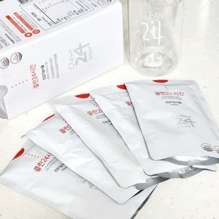 클린24시간 1BOX(5포) + 전용보틀(500ml) — 5점을 준 리뷰어가 2023년 6월 올린 사용 사진