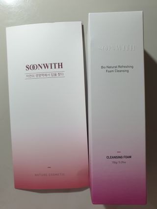 SOONWITH 바이오 내추럴 리프레싱 폼클렌징 — 5점을 준 리뷰어가 2021년 3월 올린 사용 사진