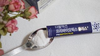메이준뉴트리 더블액션 프리바이오틱스 플러스+ — 5점을 준 리뷰어가 2021년 3월 올린 사용 사진