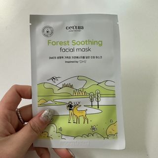 세뚜아(Cettua) [세뚜아] 포레스트 수딩 마스크 Cettual Forest  Soothing Mask 5매 — 5점을 준 리뷰어가 2024년 1월 올린 사용 사진