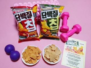 맛있게 채우는 단백질 12g, 닥터유 단백질칩 — 5점을 준 리뷰어가 2023년 12월 올린 사용 사진