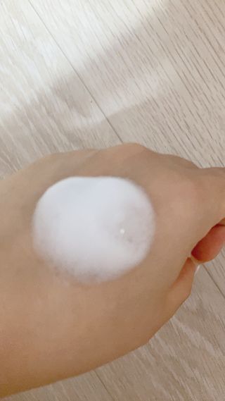 카오리온코스메틱스 데일리 바이탈 워시 퓨어버블 — 5점을 준 리뷰어가 2021년 7월 올린 사용 사진