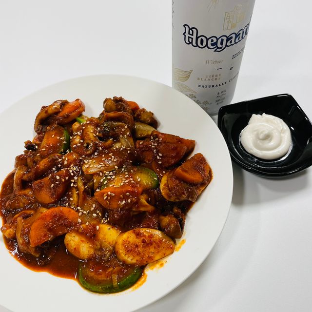 양념쭈꾸미 2인분 500g 리뷰 사진