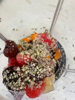 수플먼트 나는 마신닭!! 닭가슴살 주스키트, 먹기 힘들었던 닭가슴살 이제는 마시자 — 5점을 준 리뷰어가 2023년 3월 올린 사용 사진