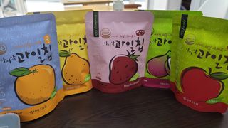 아비삭과일칩 5종 /딸기,사과,배,귤,무화과 5종 — 5점을 준 리뷰어가 2021년 5월 올린 사용 사진