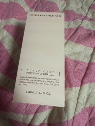 프리마인 더이상 뻣뻣하고 효과없는 탈모샴푸는 NO. 근본부터 케어하는 셀베이스 그린티샴푸(500ml) — 5점을 준 리뷰어가 2023년 5월 올린 사용 사진