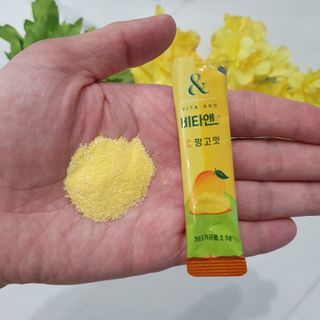 비타앤C 레몬맛, 망고맛 — 5점을 준 리뷰어가 2021년 6월 올린 사용 사진