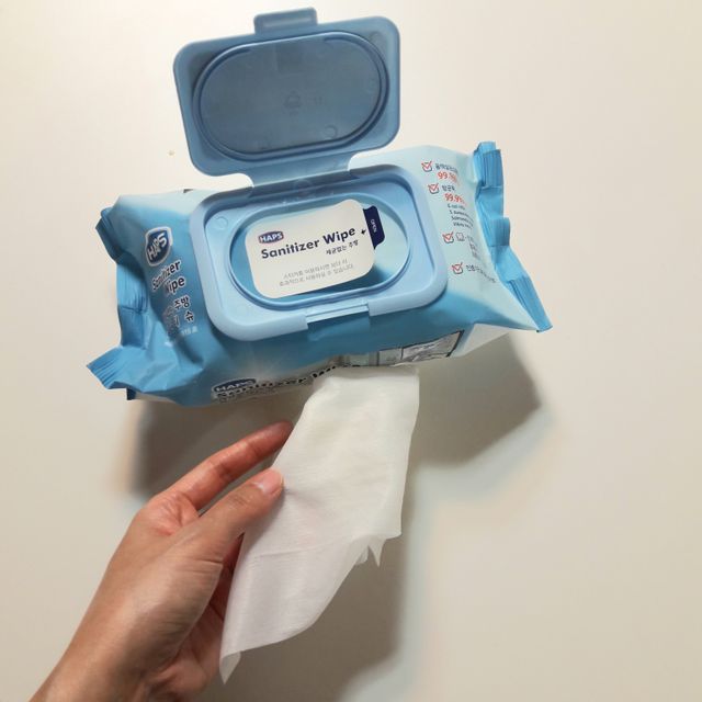 햅스 세균없는 주방 대형 2팩, HAPS sanitizer wipe 리뷰 사진