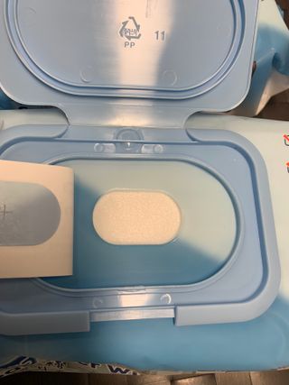 햅스 세균없는 주방 대형 2팩, HAPS sanitizer wipe — 5점을 준 리뷰어가 2021년 12월 올린 사용 사진