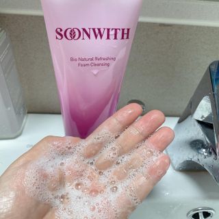 SOONWITH 바이오 내추럴 리프레싱 폼클렌징 — 5점을 준 리뷰어가 2021년 5월 올린 사용 사진