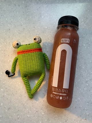 BLENDY'S 핑크 스무디+블론디 스무디 — 5점을 준 리뷰어가 2021년 10월 올린 사용 사진