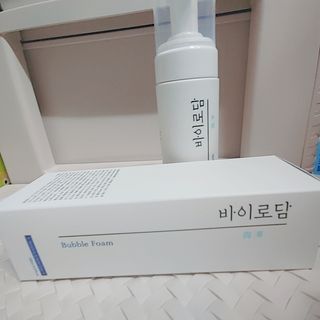 [바이로담] 저자극 약산성버블 폼 폼클렌징 150ml — 4점을 준 리뷰어가 2021년 3월 올린 사용 사진