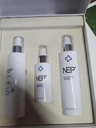 SOONWITH 순위드 NEP+ 스킨케어 3종 세트 — 1점을 준 리뷰어가 2021년 4월 올린 사용 사진