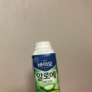 LIVE 매일바이오 알로에 드링킹 요거트 — 5점을 준 리뷰어가 2022년 4월 올린 사용 사진