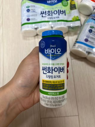 LIVE 매일바이오 썬화이버 드링킹 요거트 — 5점을 준 리뷰어가 2022년 8월 올린 사용 사진