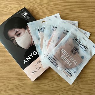 애니가드 셋업메베마스크 (대형 4컬러 + 중형 4컬러) — 5점을 준 리뷰어가 2022년 4월 올린 사용 사진