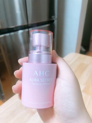 AHC 아우라 시크릿 톤업 벨벳 — 5점을 준 리뷰어가 2021년 4월 올린 사용 사진